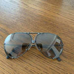 Porsche design aviator style sunglasses
